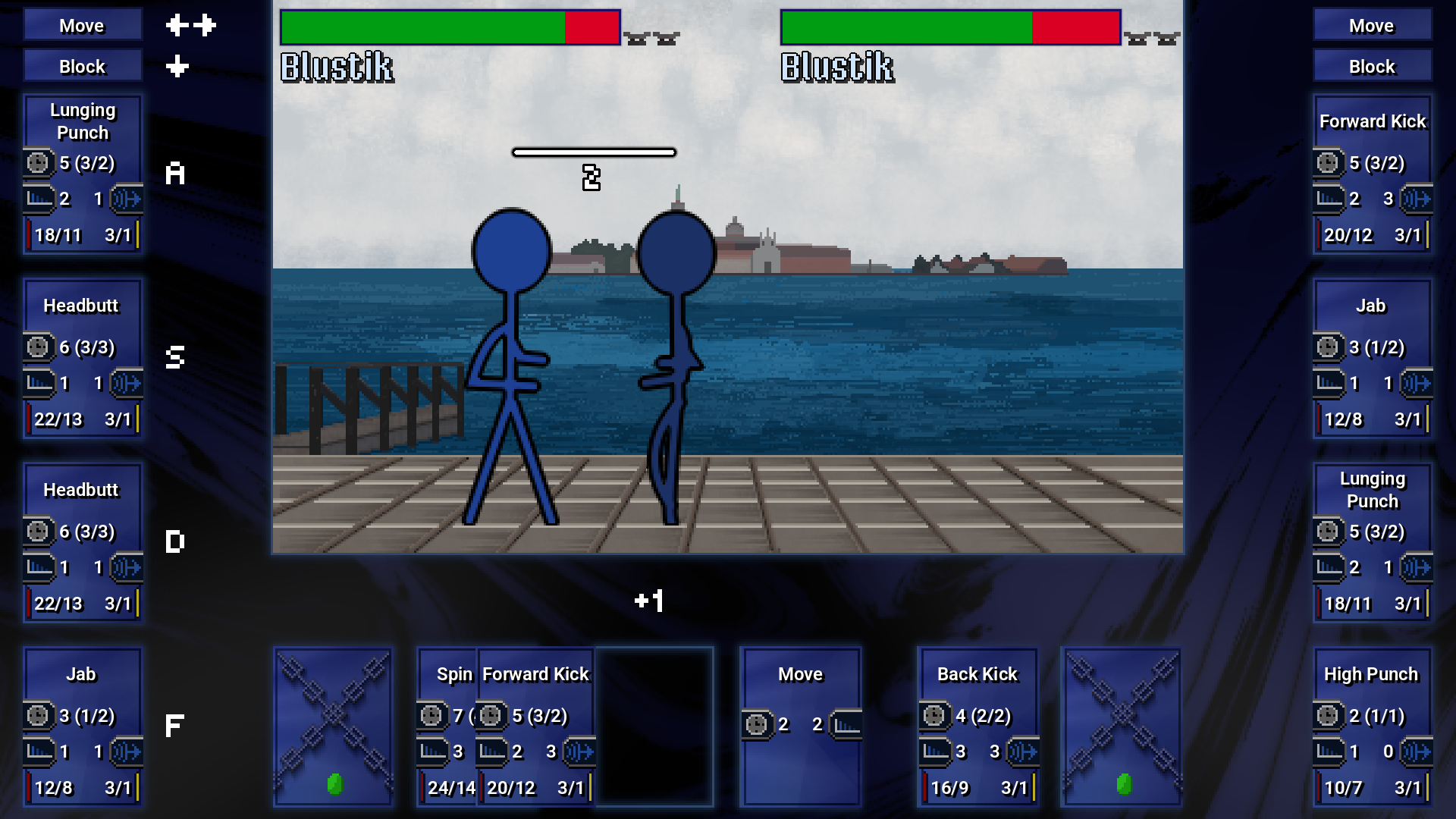"Card Fight!" game screenshot.